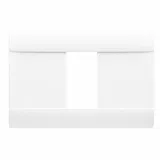 PLATE THERMOPL. 1 MOD. WHITE ICE