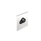 Art d'Arnould - 1 gang television socket TV-R-SAT socket Epure - Brushed Steel