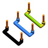 Set of wiring jumper 3x2,5mm2