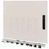 XSDMLV40608 Device area door, ventilated, IP42, left, HxW=600x800mm, grey