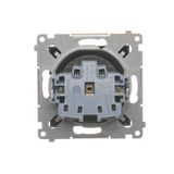 Two gang switch, (module), 10AX, quick connection, Bronze matt, metalic