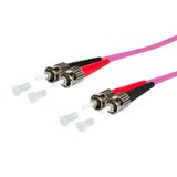 OpDAT patch cord 2xST/2xST OM4, 15.0 m