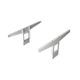 Extension kit for system carrier VX IT, sheet steel, RAL 7035