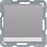 SCHUKO sock.outl. w. hing. cov., label. field a. cont.prot., Q1/Q3, al