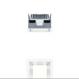 PANOS EVO Q140H 9W 830 LDO AL WH - LED ceiling-recessed luminaire