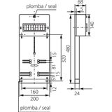 TLR-3F FR meter board (N+PE)