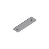 Track reinforcement plate for mounting track, 48V TRACK, grey