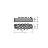 piconet Extension Module for IP-Link 8 Digital PNP Inputs Filter 3 ms   SNNE-0808D-0001