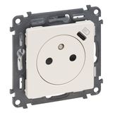 SOCKET 2P+E FB USB C IVORY+FRAME VALENA LIFE