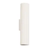 BEIGE VERTICAL WALL LAMP ILLUMINATING UP AND DOWN CARBON FOR LIVING ROOM 2XGU10