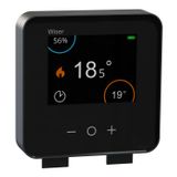 SE CCTFR6401 Wiser, room thermostat with touch display, black