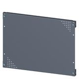 SIVACON, mounting plate, mounting with bracket, perforated, H: 400 mm, W: 600 mm