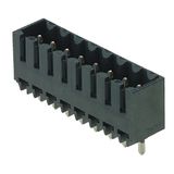 PCB plug-in connector, male header, closed side, THT/THR solder connection, 3.50 mm, Number of poles: 10, 180°, Solder pin length (l): 1.5 mm, tinned, black, Tape