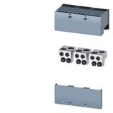 Circular conductor terminal TA4.1 2x 400 kcmil - 750 kcmil for 2 cables, 3 units