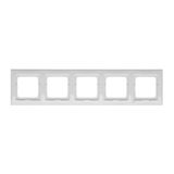 Single socket outlet without earthing, 16A, cream white/electro white