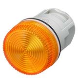 Indicator light, 16 mm, round plastic, blue