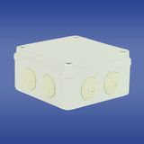 Hermetic box with glands