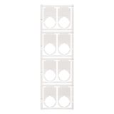 SwitchMark, Device markers, 53.75 x 27 mm, white