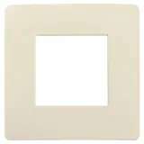 Plana Up 2M cover plate, matt ivory