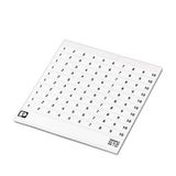 SK  7,62/5:FORTL.ZAHLEN 91-100 - Marker for terminal blocks