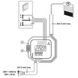 SHUTTER IN-WALL RECEIVER RTS