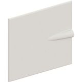 Plug-in cover with central fixing 130x130 mm