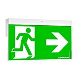 Self-contained luminaire K9 vd:20m Autotest LED 3h 230V AC