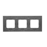 Quadruple loudspeaker socket, module, white matt