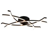 Pollock LED ceiling lamp 60x40 cm matt black