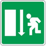 Adhesive for safety sign - Dimensions: 100x100 mm