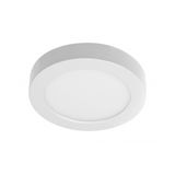 LED luminaire BOLERO, 18 W, 1600 lm, 3000K/4000K/6400K, AC175-250V, PF>0.5, RA>80, IP40, 120°, 6in1, surface-mounted/recessed, round