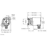 Absolute Rotary Encoder - Multiturn Industrial Line   REM-98B10E-7AAR-H1151