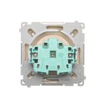 Double button for switches and push buttons, black matt