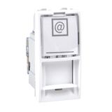 RJ45 socket Unica Sone Cat6 UTP 1M white