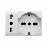 2P+E 10/16A ITA STD+SCHUKO DOMUS 3M