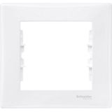 Sedna - 1-gang frame - white