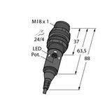 Photoelectric Sensor Opposed Mode Sensor (Receiver)   M18-3VPRS-2M