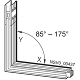 BD2A-1000-LV-X*/Y*-G* KNEE FRONTSIDE X/Y 0,36M-1,25M 500A-1000A WINKEL 85 GRAD-175 G RAD
