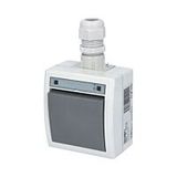 ATLAS AC switch No. 6 with M20 socket outlet IP65 gray