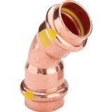 Copper elbow PROFIPRESS G 45˚ 35 i/i