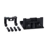 Contact block mounting bracket