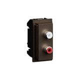 L.NOW - DUAL RCA MODULE BRONZE