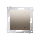 Double lighting controller [Wi-Fi] - SWITCH D, 2 x 6A, 230V, (module), golden matt metallic