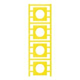 SwitchMark, Device markers, 46 x 46 mm, for cam switches, Type S0, Kraus & Naimer, yellow
