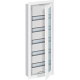 U51TE U Compact distribution board, Flush mounting, 60 SU, Isolated (Class II), IP31, Field Width: 1, Rows: 5, 834 mm x 310 mm x 120 mm