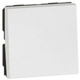 Arteor 2 Way 10AX Switch 2 Module Square White