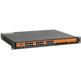 Network switch, managed PoE, Gigabit Ethernet, 22x RJ45 10/100/1000BAS