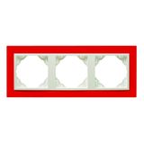 TRIPLE FRAME RED/ICE