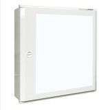 Flush-mounted version 3x24MW + glazed door