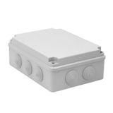 Hermetic box with glands